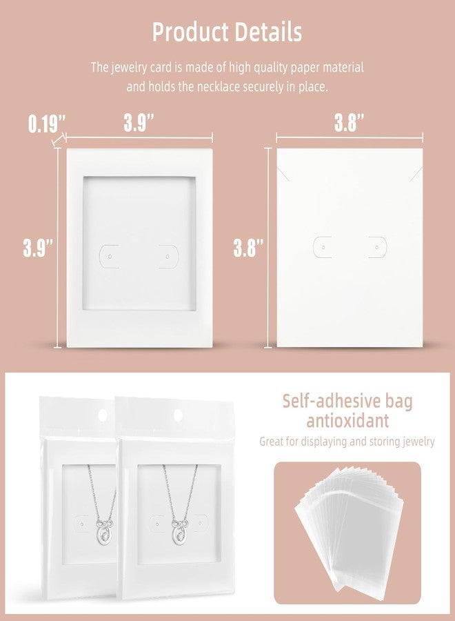 Festiko® Jewelry Box, Earring Holder Display Cards for Selling, Necklace Bracelet Jewelry Gift Box (20 Pack Square) - Image 3